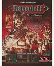 Ravenloft: Stone Prophet Print Ad/Poster Art PC Big Box picture