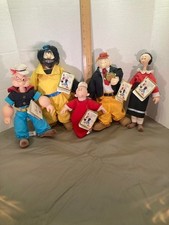 Popeye and Friends, Set of 5 with Tags By Presents Hamilton Gifts, 12