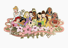 Pink a la Mode PALM Disney Princess Jumbo Collectible Pin LE 500 PRE ORDER CONF picture
