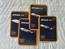 Atlas Air Boeing Aircraft Cards Set: LCF Dreamlifter, 747, 767, 777 picture