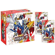 New Digimon Adventure Anime Flash 3D Card Metal Trading Card Booster Box picture