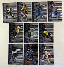 FLEER ADRENALINE 2000 Complete MEDAL MEN Foil Stamped Chase Card Set of 10 picture
