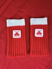 Set 2 Vtg State Farm Insurance Knit Can Cozy Sleeves New Old Stick Logo Patch picture