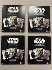 2019 Topps Star Wars Authentics Autograph 8x10 With Bonus Card Lot Of 4 RARE picture