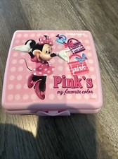 Tupperware Disney Minnie Mouse & Pink’s My Favorite Color Sandwich Keeper New picture