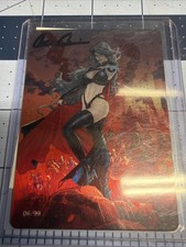 Lady Death Autograph Card Signature Comic Con Naughty Picture 06/99 picture