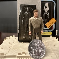 Vintage Kenner Han Solo Star Wars Empire Strikes Back Figure 1985 w/ Coin picture