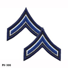Private Chevron Sleeve Patches ~ NEW Gemsco USA picture
