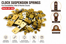 Pack of 100pcs Clock Suspension Springs for Grandfather, Wall & Mantle Clocks picture