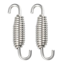 X AUTOHAUX 2 Pcs Motorcycles Universal Exhaust Pipe Spring 55mm 2.17