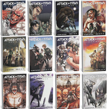 Attack On Titan Omnibus Vol 1-12 Complete Set English Manga Paperback picture