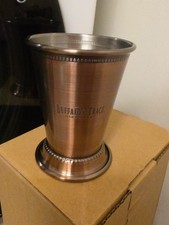 Set of 4 Buffalo Trace & Wheatley Vodka Copper Finish Stainless Julip Cups picture
