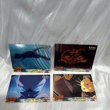 Topps 1998 Pokémon Mewtwo Strikes Back Movie Animation Ed Lot 4 #1 #2 #4 #5 picture