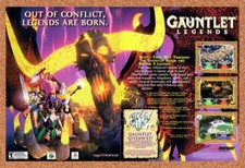 Gauntlet Legends N64 Original 1999 Vintage Ad - Video Game Promo picture