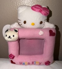 NWT RARE Vintage 2005 Sanrio Vivitix-Style Hello Kitty Plush Photo Frame Holder picture