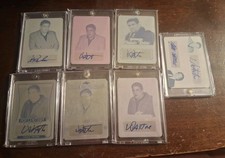 7 Autographed Printing Plate Collection Lot 1 Of 1 Vincent Pastore Sopranos Rare picture
