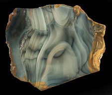 Crazy Unique Grade AAA Blue Mountain Picture Jasper Specimen Polished picture