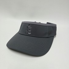 Disney Visor Hat Adult Grey Adjustable Mickey Mouse Strapback Tennis Golf picture
