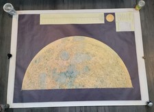 1964 Topographic Lunar Map Edition 2-ams, FIRST PRINTING 1:5,000,000 Scale picture