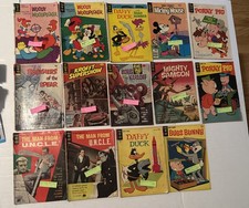 Gold Key Comic Books 14 - Disney, 2 Woodys, 2 Daffy’s, 2 Porky’s, Man From Uncle picture