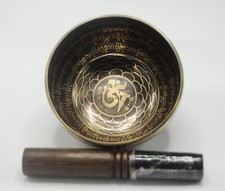 6 inches Diameter OM carved Singing Bowl-Chakra Healing yoga bowl-Sound Therapy picture