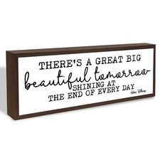 There's A Great Big Beautiful Tomorrow Sign, Positive Decoration Sign Gift, I... picture