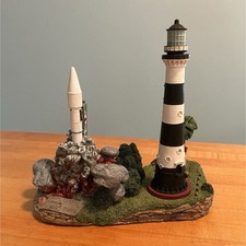 Harbour Lights Cape Canaveral Lighthouse Figurine 1996 #165 Limited Boxed Signed picture