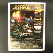 2000 Battlezone Rise Of The Black Dogs Video Game Print Advertisement Poster 00s picture