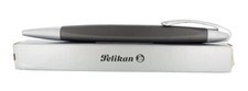 CIRCA 2007 PELIKAN K74 FORM ALU-TITAN MATTE BLACK & ALUMINUM BALLPOINT PEN NOS picture
