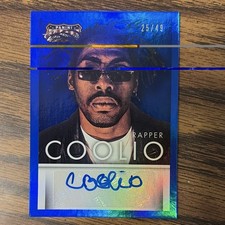 Panini 2015 Pop Century Coolio Blue Autograph Insert #S-C 25/49 picture