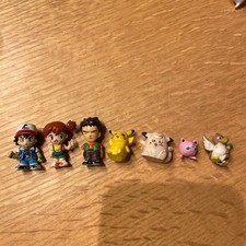TOMY Pokemon Chibi Poke House 7pc Set Collectible 15+ Used picture