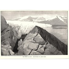 The Muir Glacier Photo by E.H. Harriman 1903 Art Print AG7-1 picture