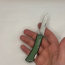 Cabela's 440 AHC Lockback Folding Knife Green picture