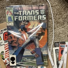 Vintage GI Joe & Transformers Comic Lot 1984-1987 Complete 1-4 Movie 1 Keys picture