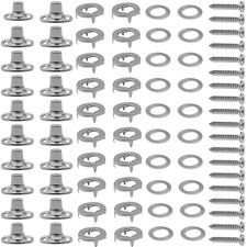 20 Sets Twist Lock Fasteners, Twist Lock Common Sense Fastener 304 Stainless Ste picture