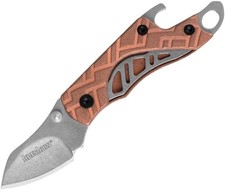 Kershaw COPPER handle CINDER Keychain folding Pocket Knife, Bottle Opener 1025CU picture
