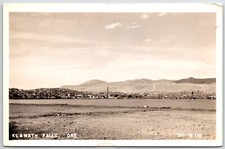 RPPC KLAMATH Falls Town in Distance Water Tower Real Photo Vintage UNP OREGON picture