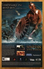 2005 Spartan Total Warrior Playstation 2 PS2 Xbox Gamecube Print Ad/Poster Art picture