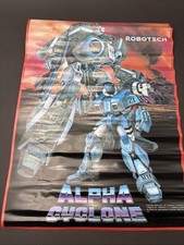ROLLED Vintage ROBOTECH Alpha Cyclone POSTER 16.5