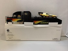 Sunoco 2000 GOLD Pro Stock Transporter w/Stock Car Limited Edition New In Box picture
