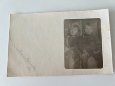 Two Brothers Boys RPPC Vintage Postcard picture