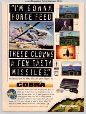 Scramble Cobra Panasonic 3DO Helicopter Combat Simulator 1996 Full Page Print Ad picture