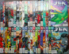JLA (Lot 40 Books) (1-64) VF/NM Grade Average 1997-2002 1-3 5-12 14-20 22 23 ... picture