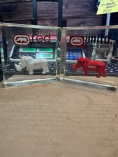 MARC ECKO UNLIMITED RHINO ADVERTISING LUCITE STATUE STORE SIGN DISPLAY - RARE picture