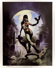 Vampirella: Vampire Graveyard - 12x15 LE Art Print Signed by Mike Hoffman w/COA picture