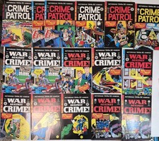 Crime Patrol ,War on Crime,EC Reprints Lot (16) (1-8*) NM VF+ 2000 High Grade  picture