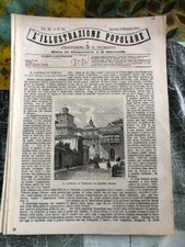 L'Illustrazione Popolare 23 1871 Castello Ferrara Lung'Arno Florence ENGRAVINGS picture