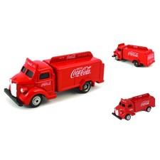 1947 Coca-Cola Bottle Truck 1:87 Diecast Model - Vintage Red Collectible picture
