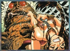 2010 Topps Star Wars Galaxy Series 5 BASE #107 / SLAVE LEIA AS WE LOVE HER MANGA picture