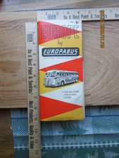 europe by Europabus Schedule 1960 picture